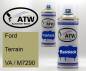 Preview: Ford, Terrain, VA / M7290: 400ml Sprühdose + 400ml Klarlack - Set, von ATW Autoteile West.